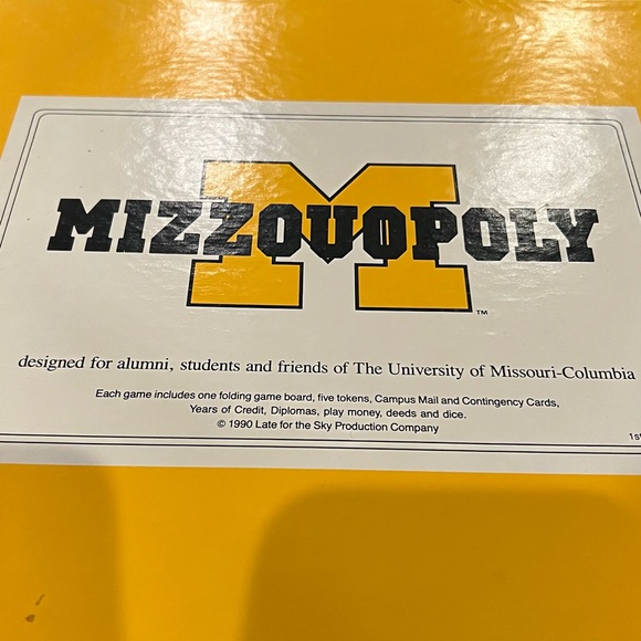 Mizzouopoly | Vintage Mizzou Monopoly Game | Never played! - Picture 2 of 10